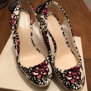 Coach Maritza Wedge Sandals